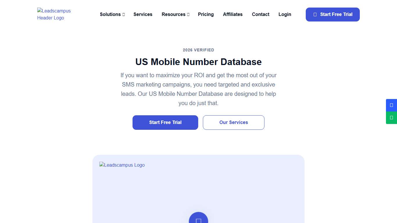 2026 Verified US Mobile Number Database Leadscampus